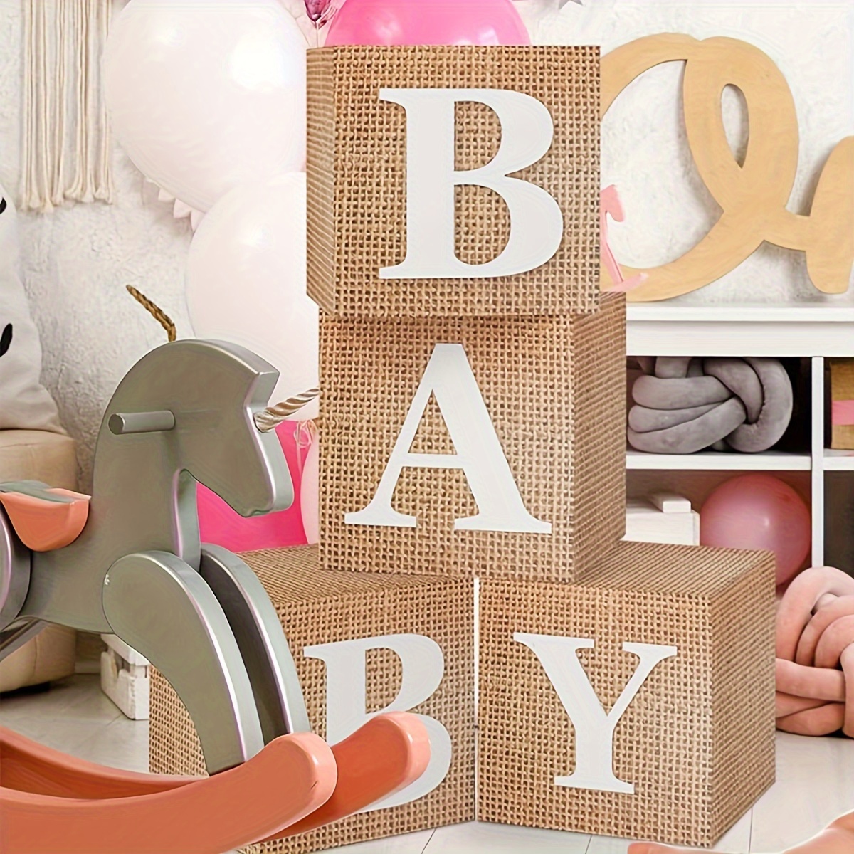 Shower Decorations Homemade Baby Blocks Shower Decorations Diy Baby Block  Diy Alphabet Blocks Baby Shower Top, image size:1200x1200