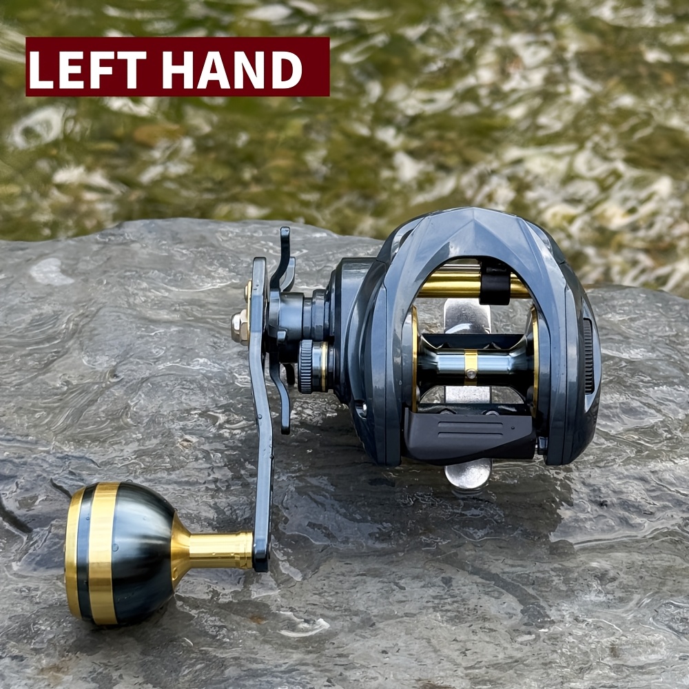TEMU Carrete de Pesca de Cuerpo Ancho y Alargado con Diseño de , [Carrete de Pesca Oscilante ] Carrete de Pesca Resistente para , Carrete de Pesca de