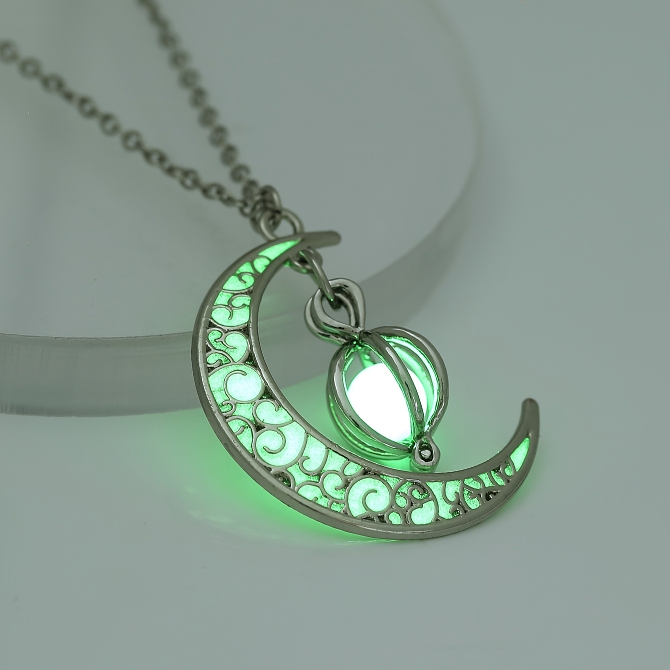 collar de luna de calabaza   cute que   en   para fiestas y   aleaci n de         verde 1 ny538 11