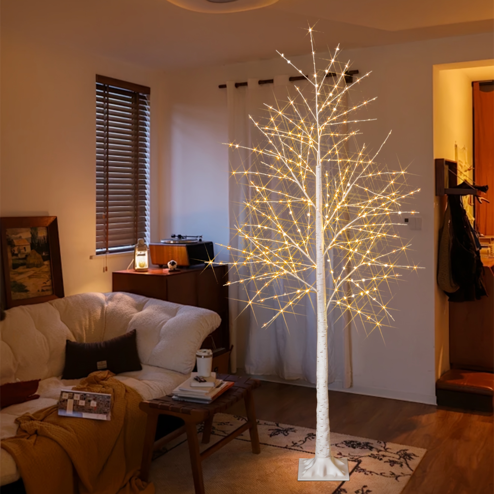 

2ft/3ft/6ft Table Top Decoration Lamp, Led Lamp Lamp, Indoor Christmas Halloween Wedding Bedroom Decoration, Lamp