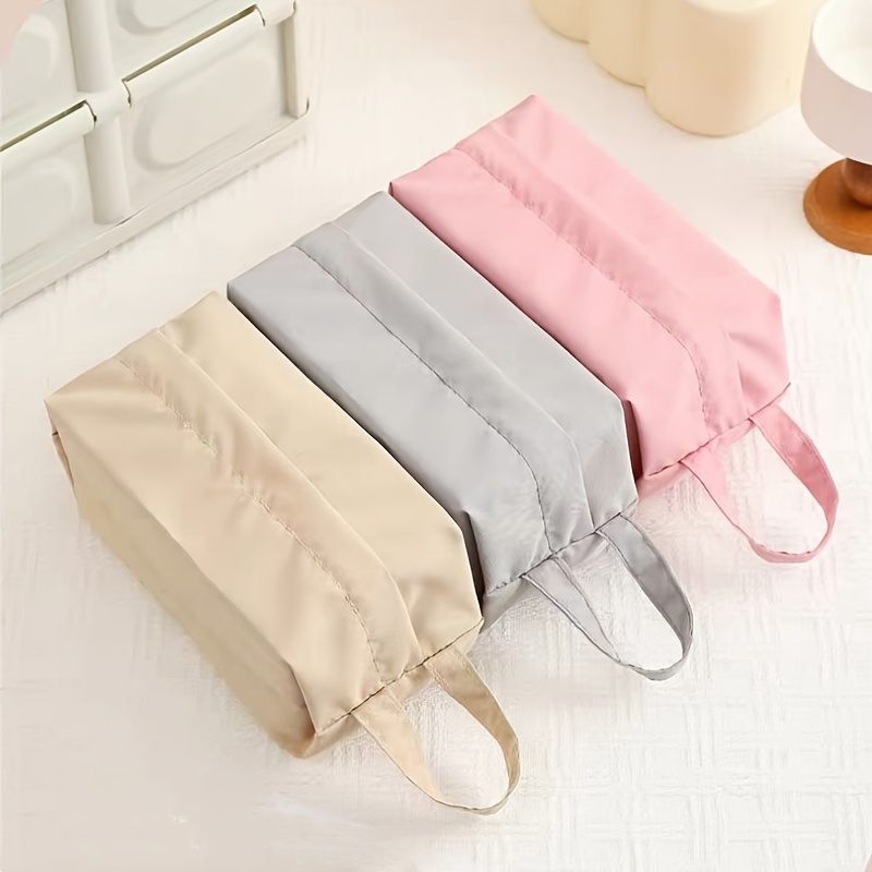 

3pcs Makeup Bag, Large Capacity Storage Bag, Combination, Portable Travel Storage Bag, Washable Material, Strong And