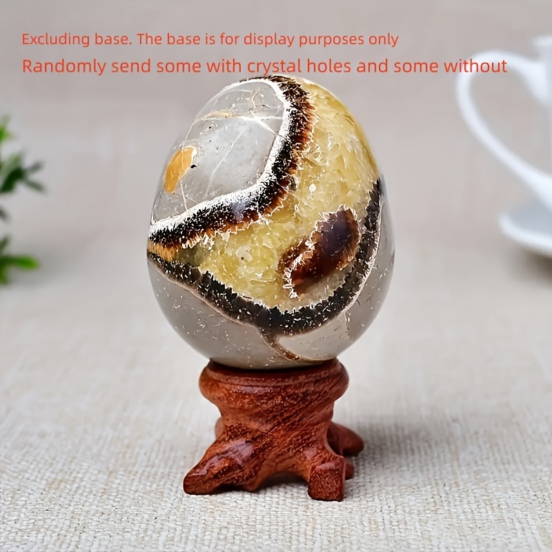 E-shop 1 Stück Natürlicher Schildkrötenrückenstein Drachenei Statue - Echtes Mineral Display, Ideal für Wohnkultur & Sammlergeschenk, Einzigartige