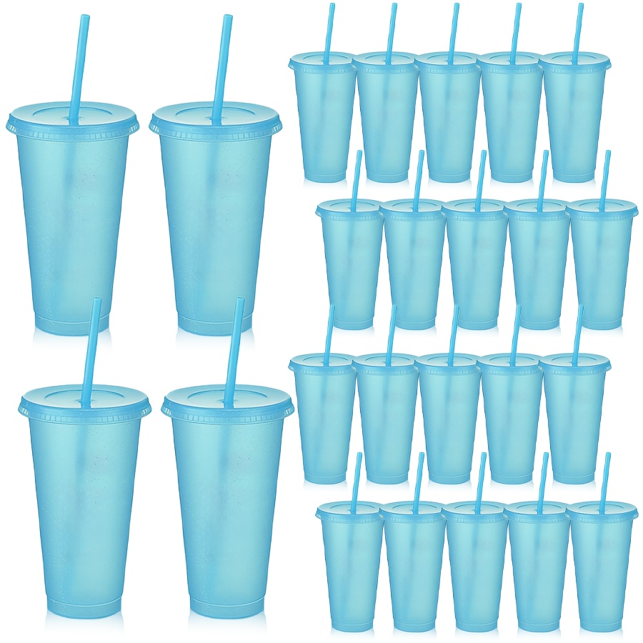 24 colorful glittery plastic cups holding 24 ounces great - Temu Austria