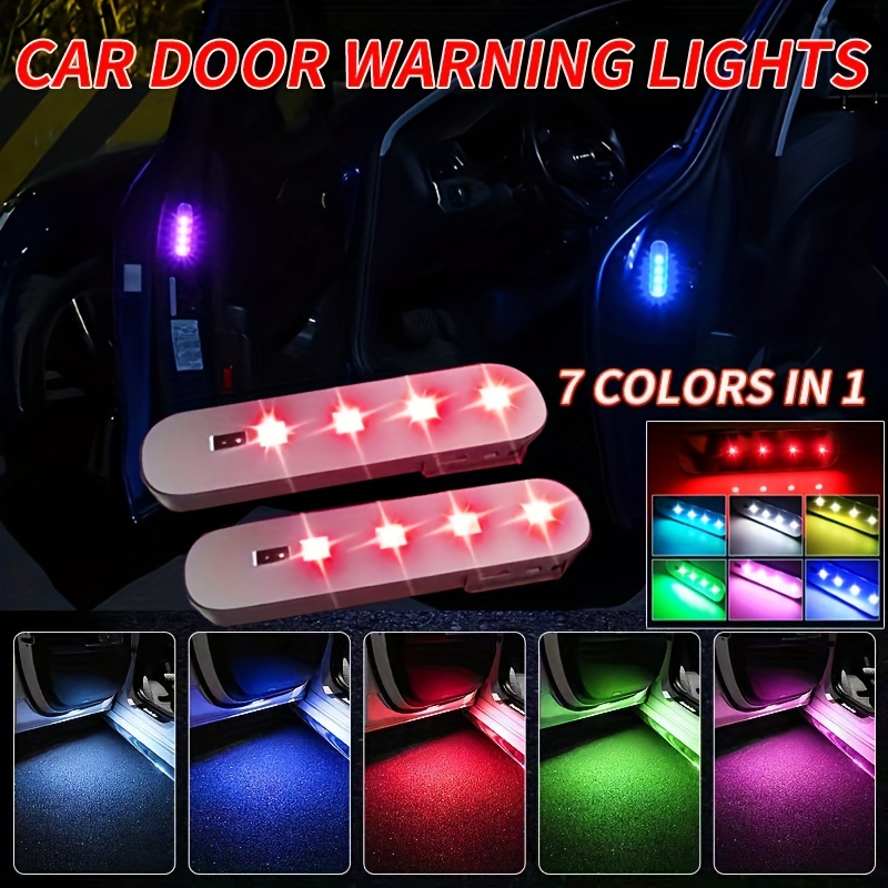 24V 7color LED Flashing RGB Truck Ambient Light Roof Bumper Door
