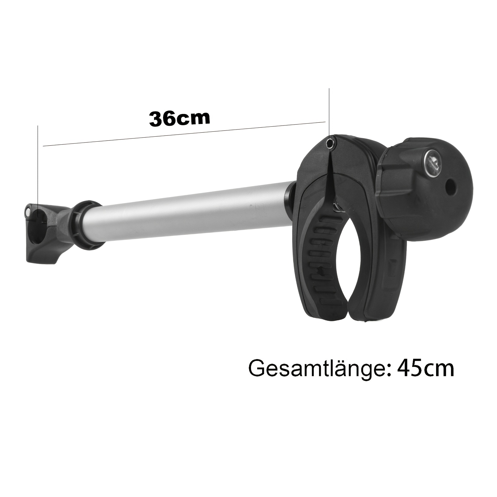 TEMU Supporto per telaio di bicicletta resistente con chiusura - Morsetto regolabile, compatibile con telai ,5-3 3-6 cm, meccanismo di chiusura