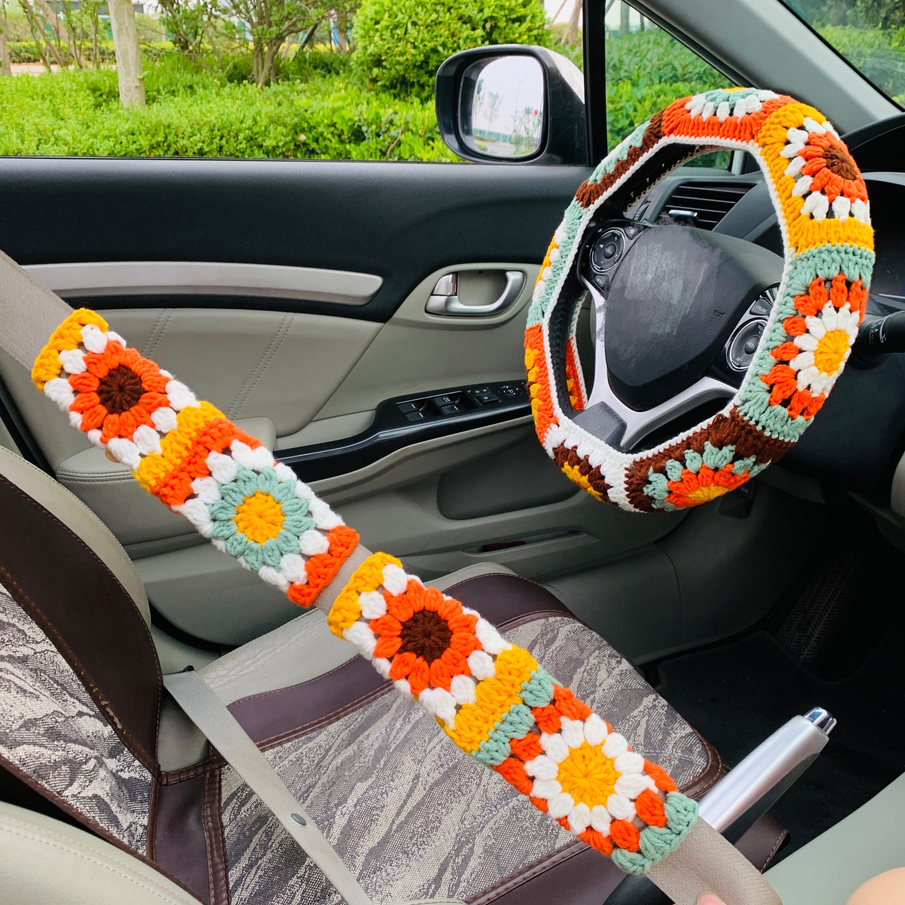 

Crochet Éclair Steering , Car Accessories