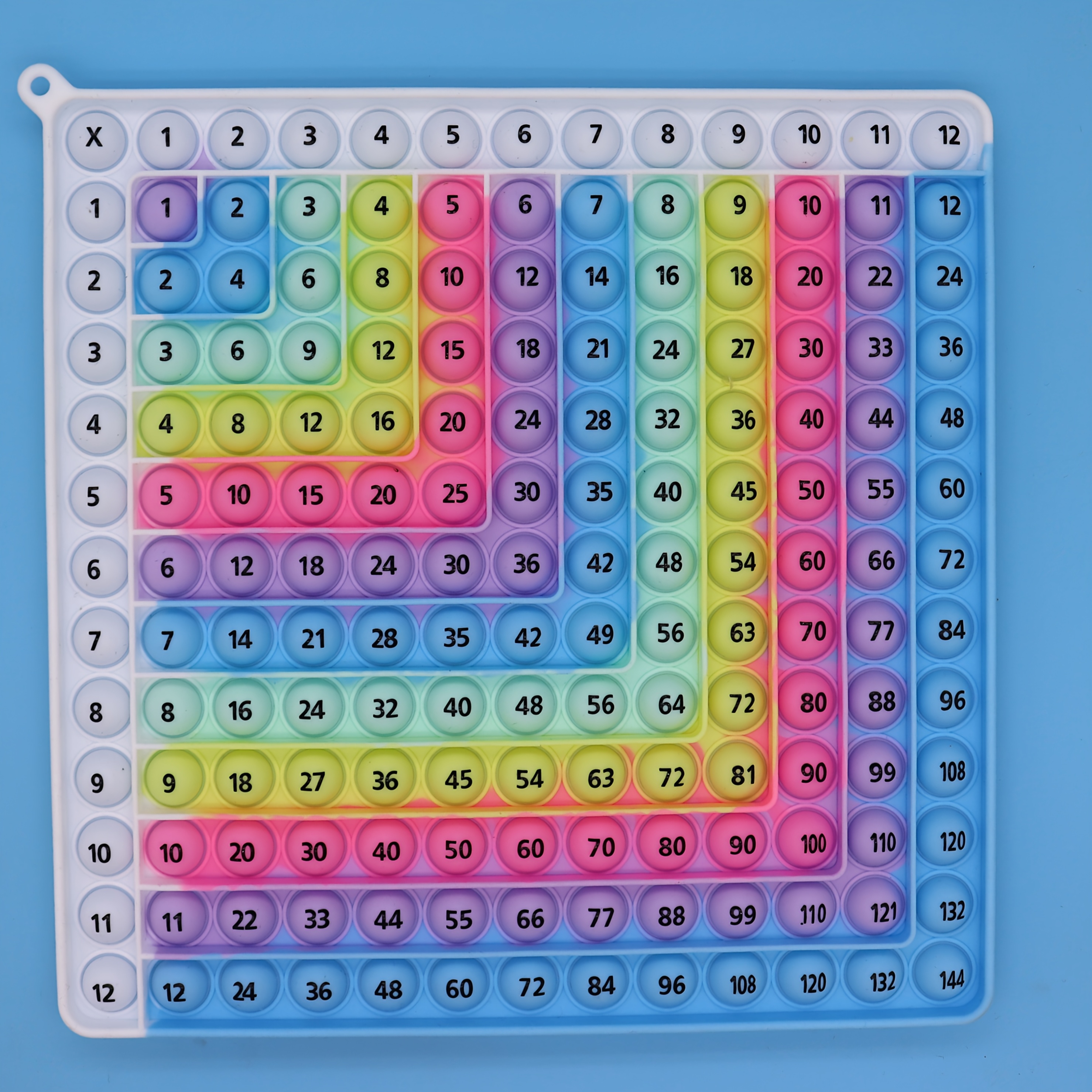 Image of 12x12 Multiplication & Addition Math - Times Tables Chart Game For // | Stress Fidget Toy, Back To School Supplies, Classroom & Home Learning With Cpc (compatible With School )