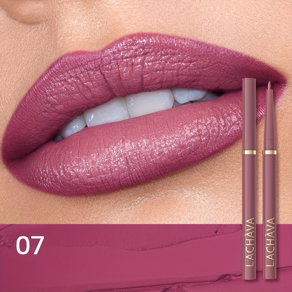 Image of 24-hour Long-lasting Waterproof Lip Liner - In A Of Shades, Matte Y, Auto-twist, Suitable For Beginners.