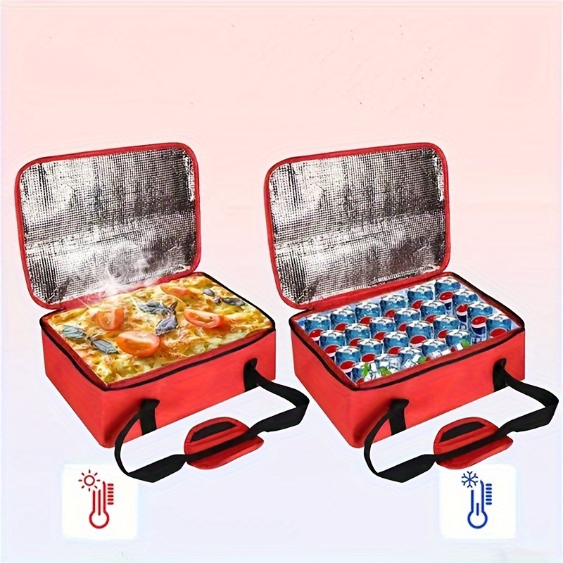 

1pc Insulated Bag Reusable, , Top Bag - Hot/, For Picnics, , , Use