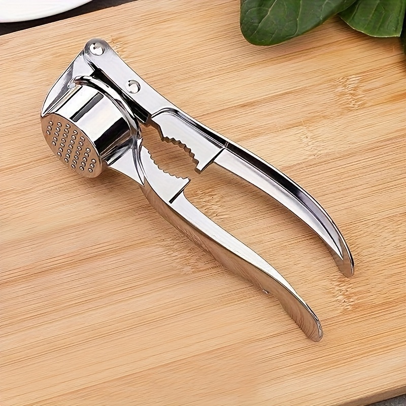 new garlic press and walnut cracker manual kitchen tools   and walnut peeling suitable for   and modern kitchens kitchen essentials stylish metal end durable kitchen utensils details 3
