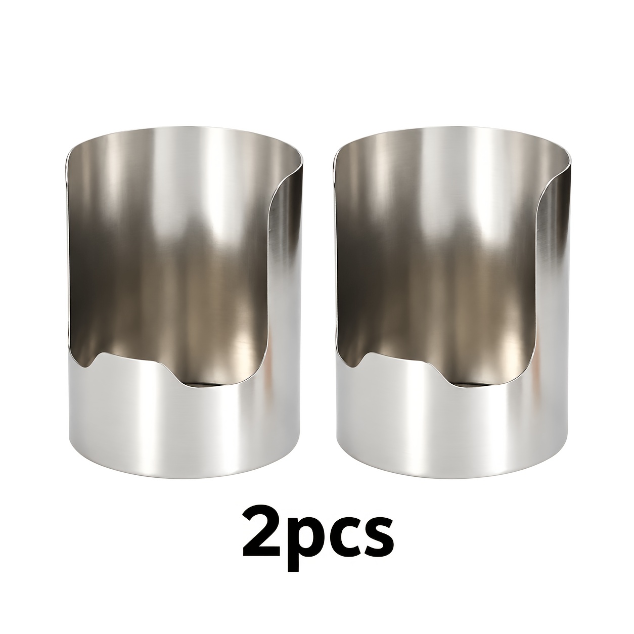 TEMU Lot de 2 supports de couvercles de casserole en acier inoxydable, support de rangement multifonctionnel pour louche à soupe et racloir,