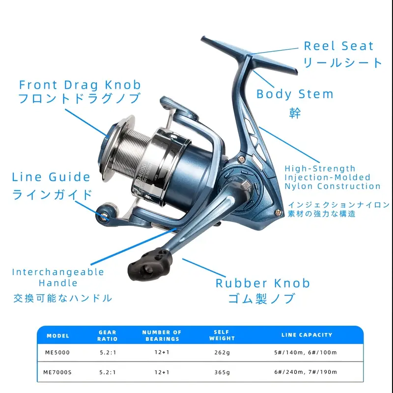 12 1 ball bearings metal spool spinning fishing reel 7000 - Temu Bahrain 12 1 ball bearings metal spool spinning fishing reel 7000 - Temu Bahrain