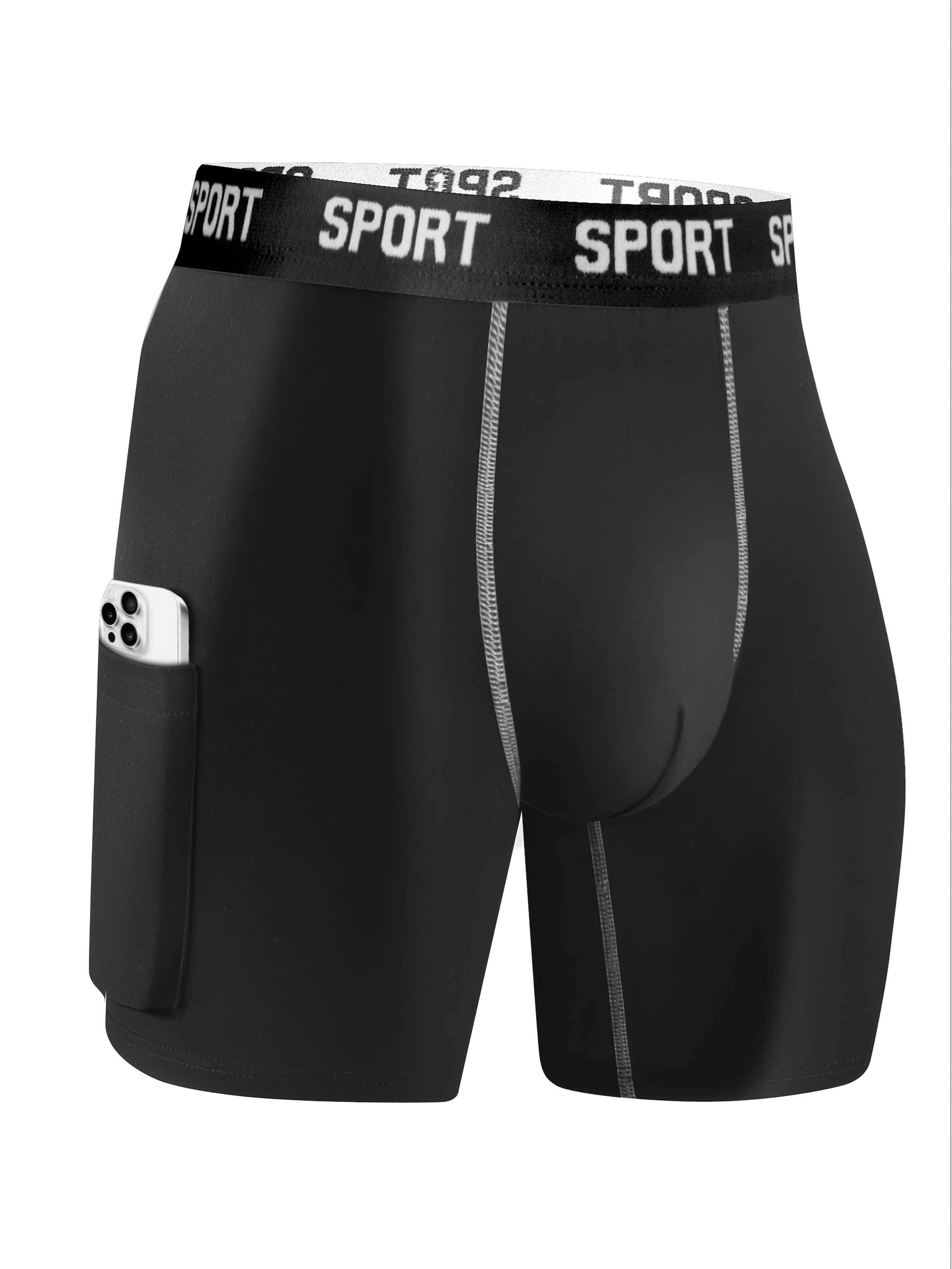 Pouch Pants Mens Sport Compression Shorts Men Compression
