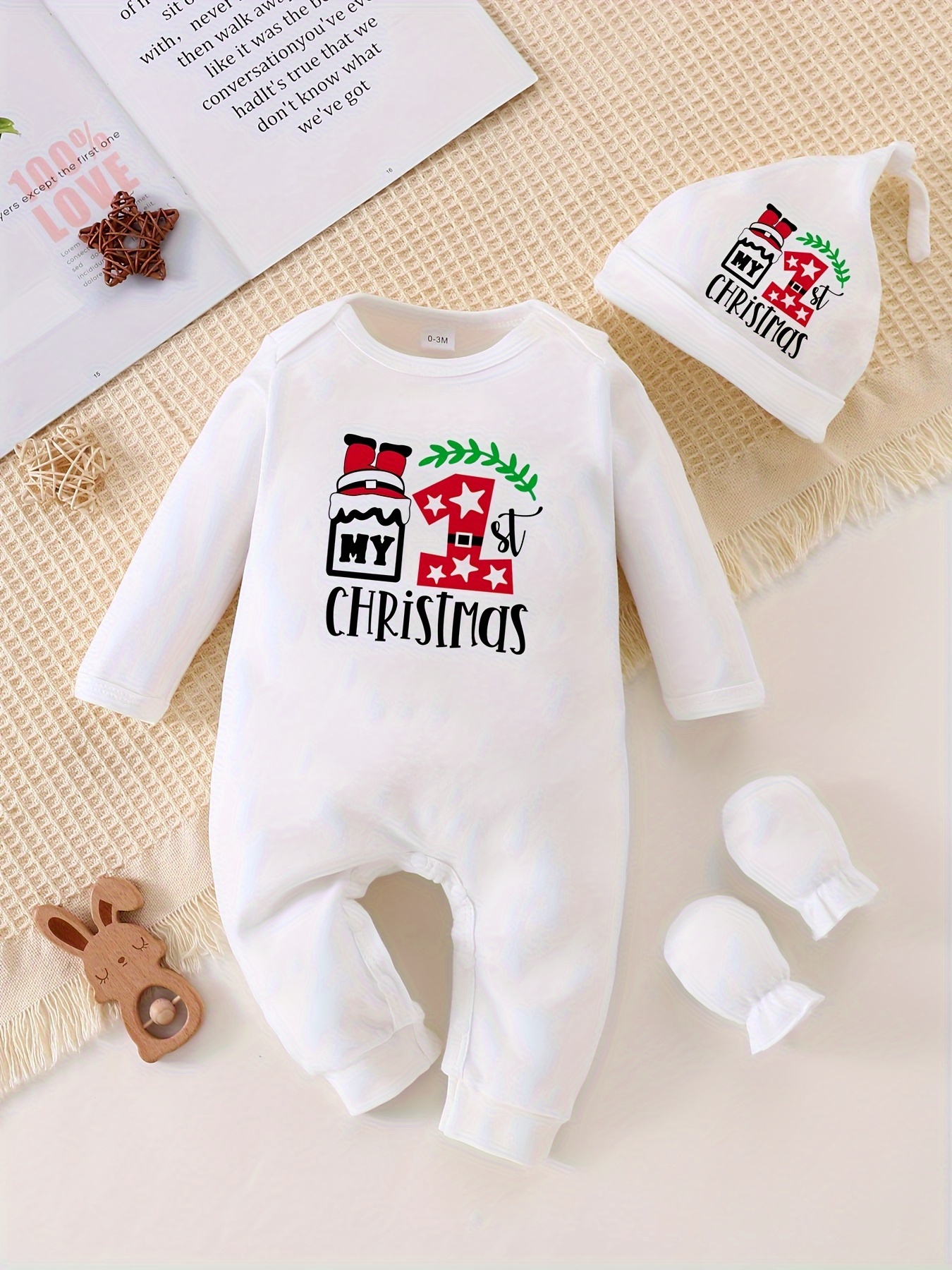 kerst pasgeboren kleding baby mijn eerste kerst Temu Belgium