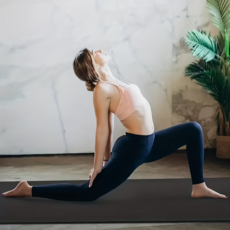 1 High-Density EVA Yoga Mat | Durable Professional Mat for Men and Women, Home Exercise, Non-Slip 3mm Pilates Mat with Shock Absorption and Portability, Essential for Yoga, Stretching, Home Gym, Core Workouts, and Floor Training
