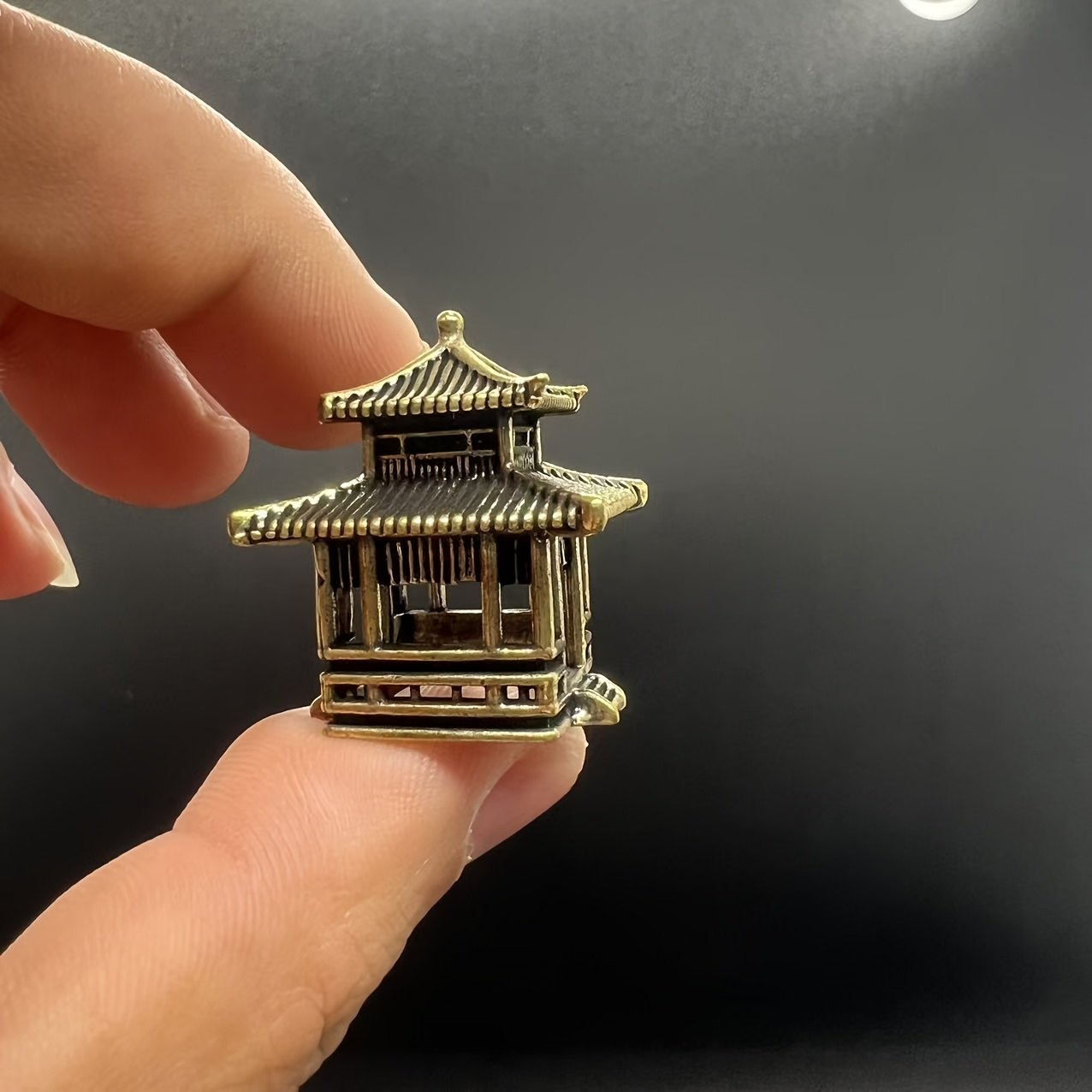 

1pc/2pcs Retro Small , Ancient , Micro Landscape Decoration, Small Ornament, Small Ornament, Ancient Building Ornament, Exquisite Small Gift Ornament, Aquarium Decoration Ornament