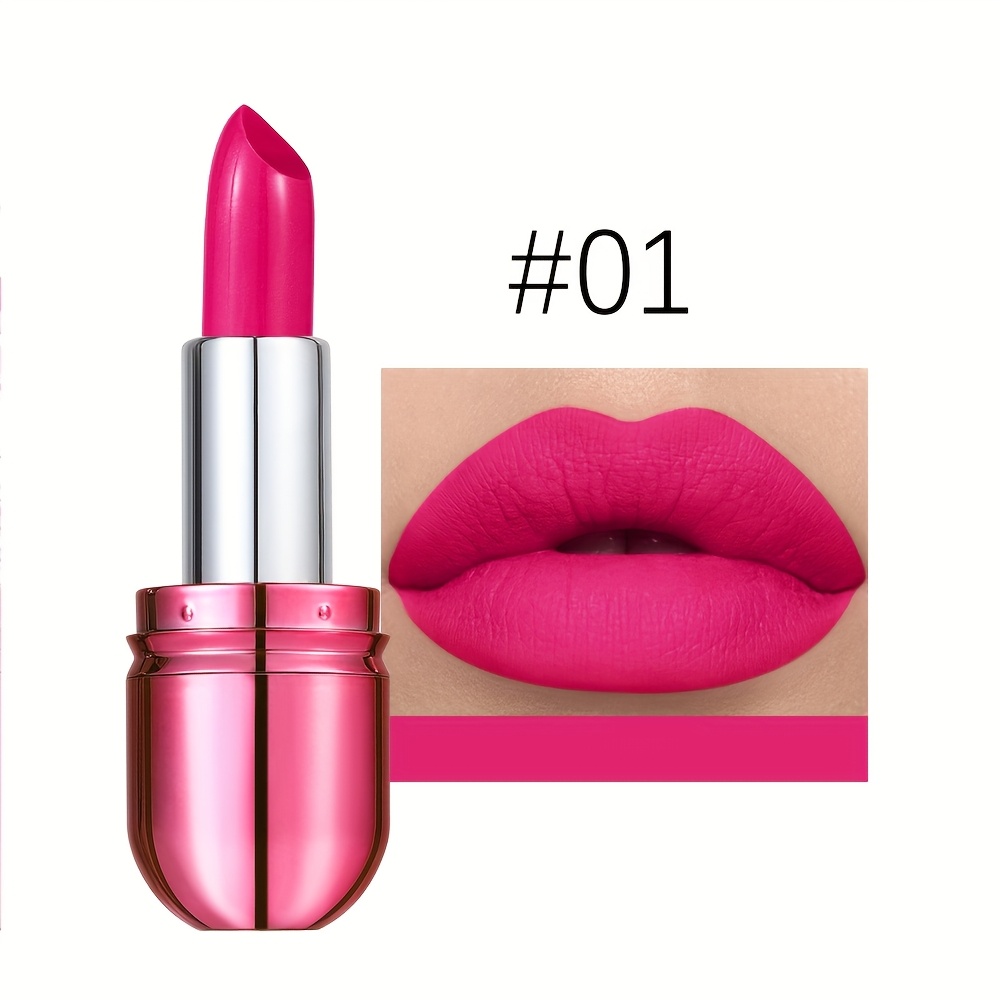 Image of Velvet Misty Lipstick Girl Student Long Lasting Moisturizing Non Smudge Waterproof Lipstick Waterproof Long Lasting Women Gift Cosmetic Beauty Makeup Dual Lip Plumper (0139)