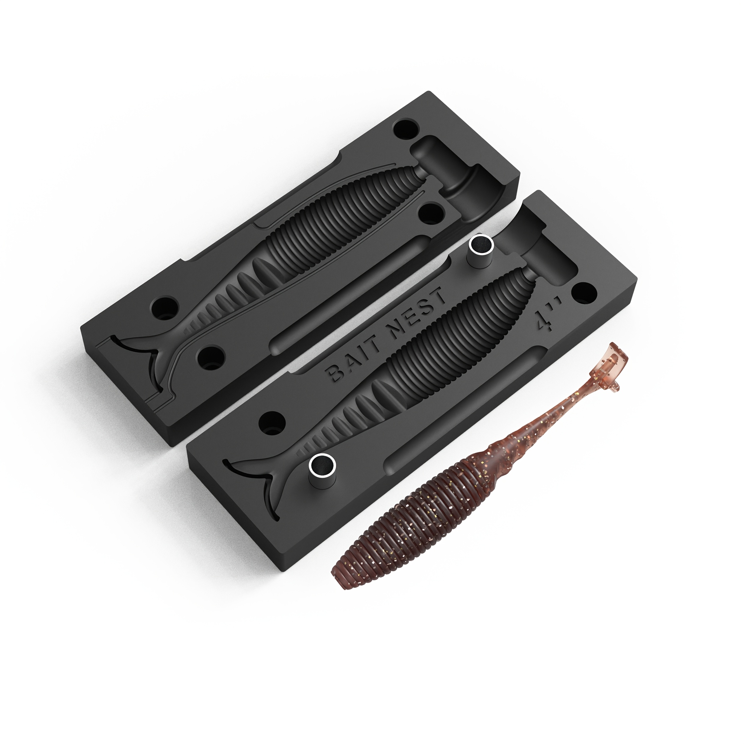 inch fishing lure mold kit diy soft plastic baits cnc Temu