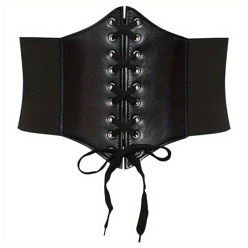 TEMU 1/2pcs Women's Waist , Waist Shaping Belt With Rivets, Waist Women's Decorative Belt