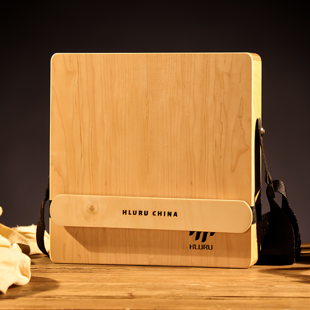 Hluru Travel Cajon Drum - Versatile Hand Percussion for Blues, Jazz & More - Durable Wooden Box with Snare Strings