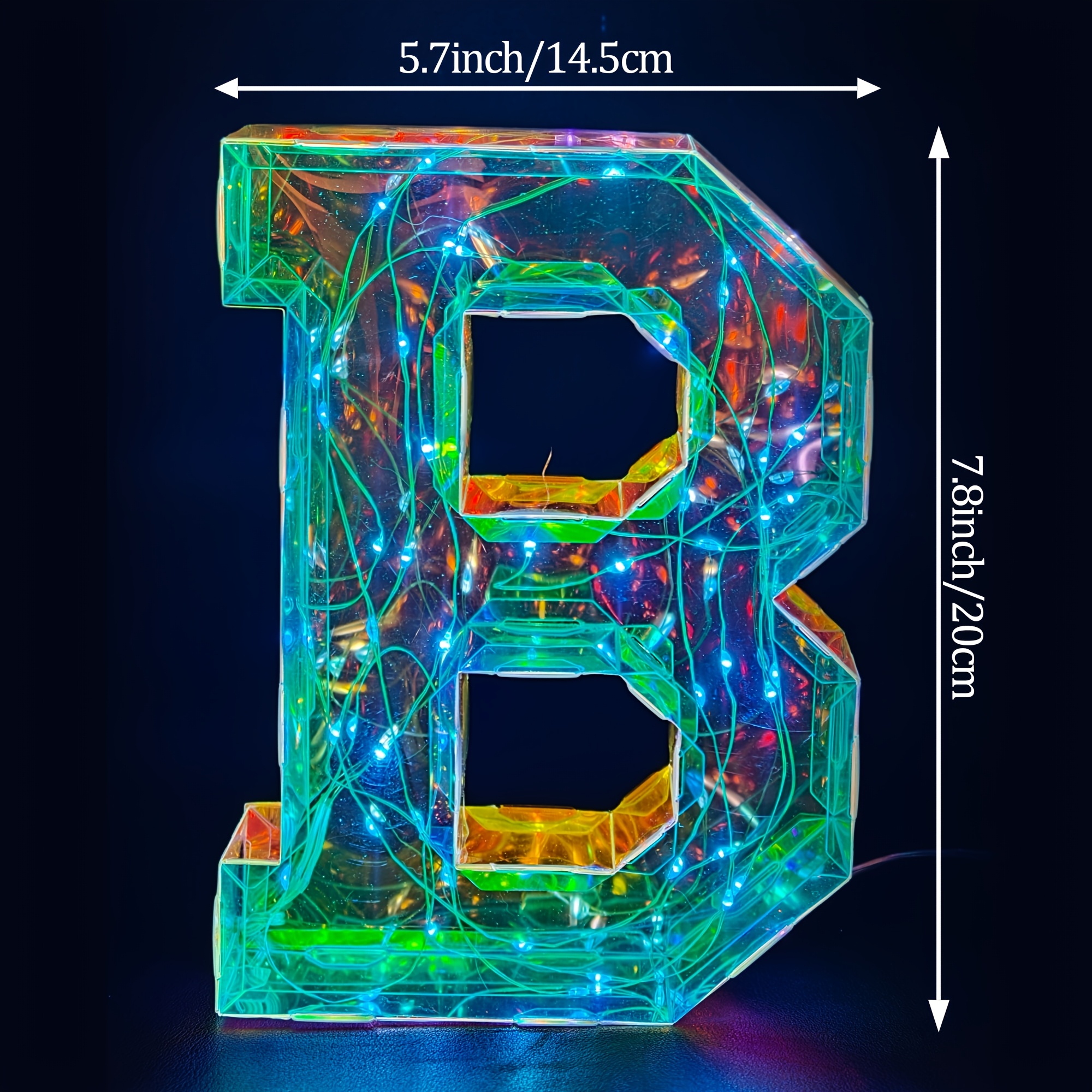LED Color-Changing Letter and Number Lights