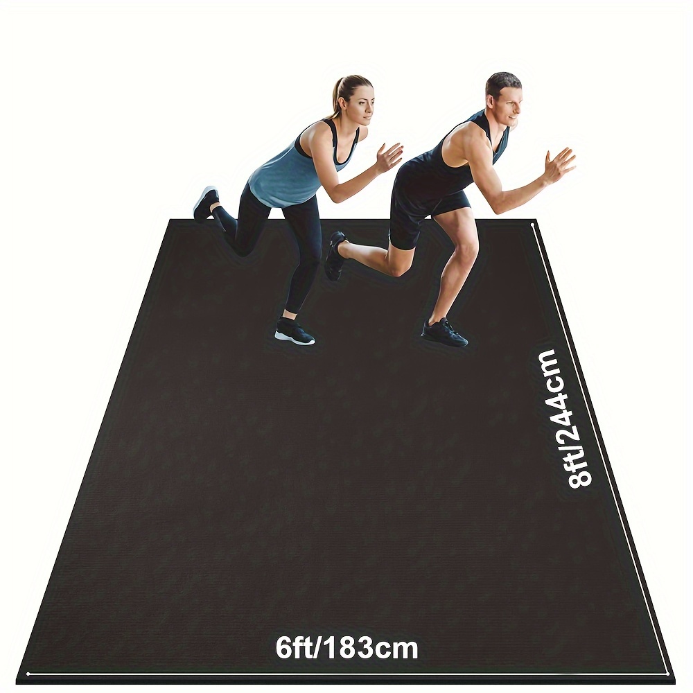 

Large Exercise Mat 8'x6'workout Mat Gym Flooring For Home Gym Mats For Home Workout Floor Mat For Fitness Heavy Duty Mat