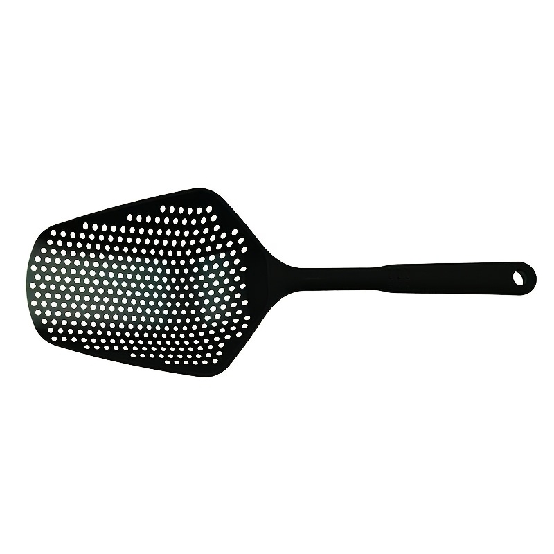 Image of Portable Outdoor Filter Spoon With Handle, Camping Kitchen Tool For Drainage And Ice Scraping – Perfect For Blanching Vegetables, Making Soup, Hot Pot & Frying. Ideal For Outdoor, & Picnics