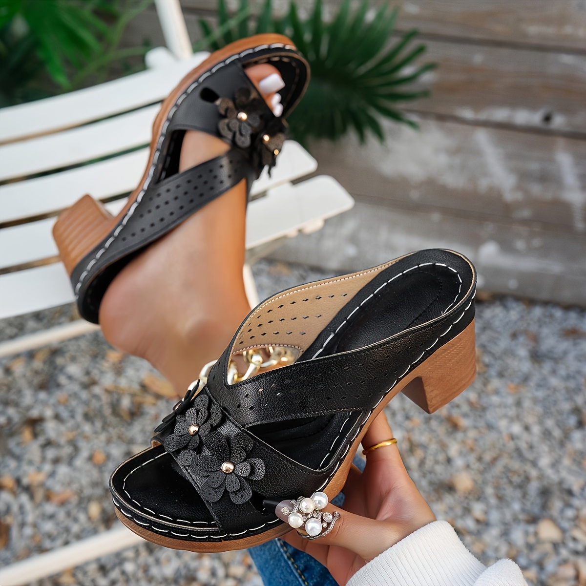 sandales compensées à mode femmes support voûte Temu Switzerland