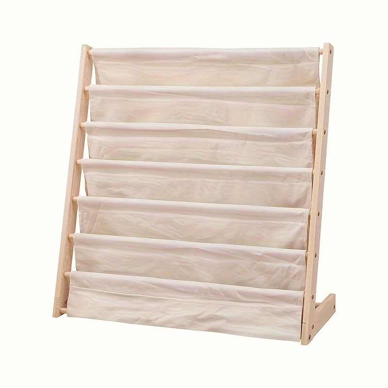 1pc organizador de madera estantería de madera para libros detalles 1