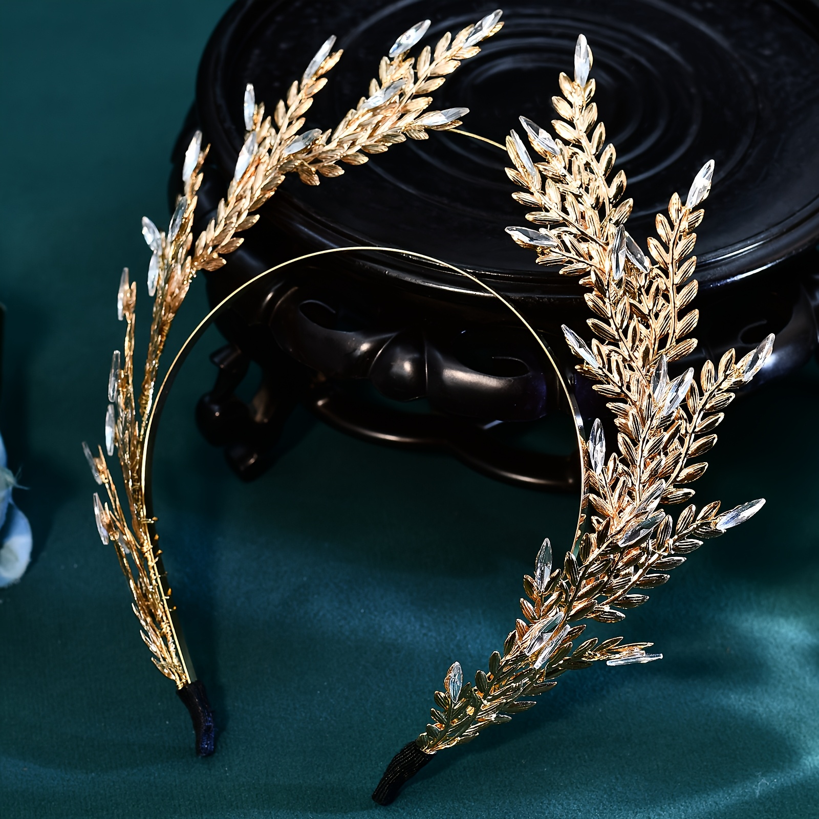 TEMU Vintage-style Women's Hair Accessory, Exquisite Crown-shaped Headband, Suitable For Fashion Events And Banquet Parties Hp978-g