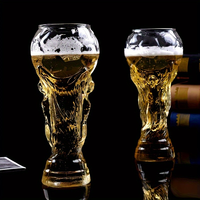 glass beer mug novelty football shaped pint glass for sports enthusiasts sturdy clear glass drinkware ideal for bars parties outdoor events no pattern 1 piece details 3