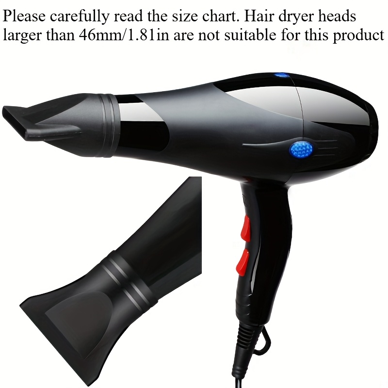 

2pcs Professional Nylon Hair Dryer Nozzles, High- Outlet Attachments For Salon Use, Unscented, No Electricity Or Battery Required