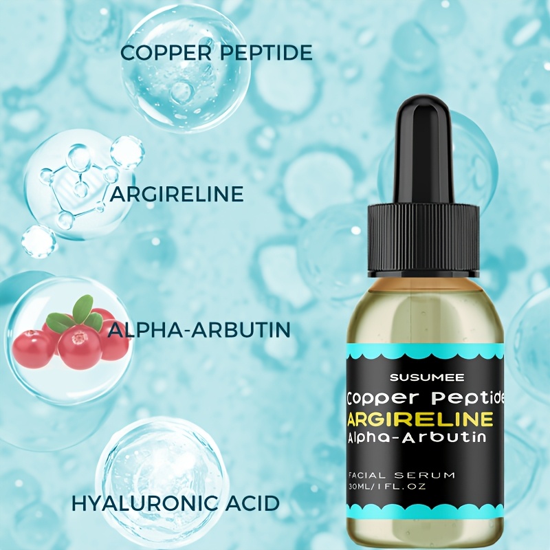 copper peptide serum arbutin glutathione firming