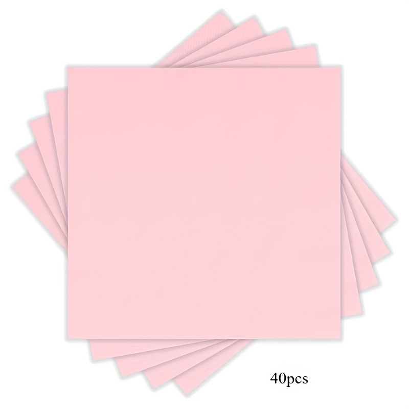 E-shop 40er-Pack/40 Stück Paris-Party-Servietten, kompatibel für Hochzeiten, Geburtstage, Teepartys – Elegante Tischdekoration mit 33 cm² großen