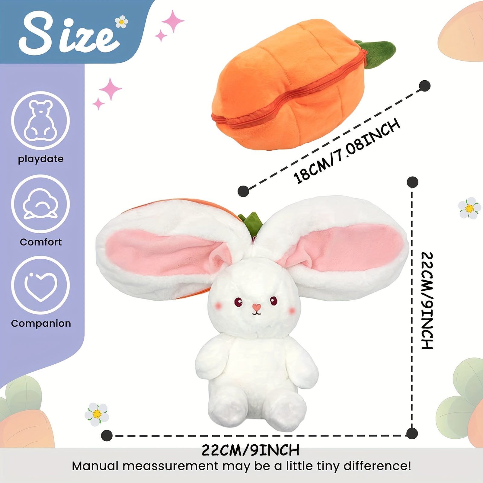 Lazada Tiny Plush Bunny Pillow Squishy Rabbit Toy Soft Stuffed