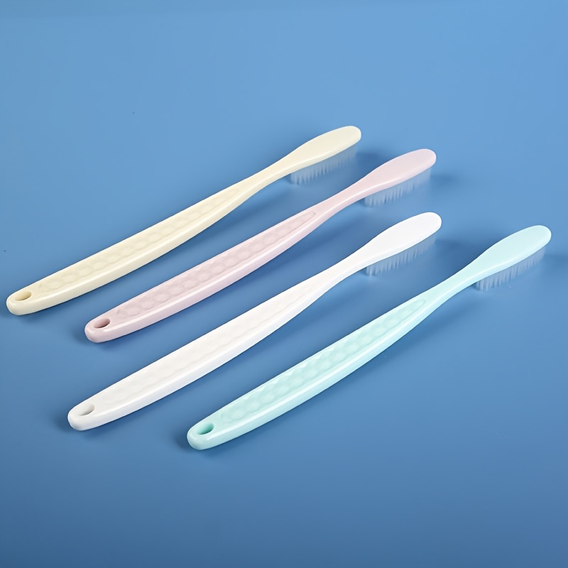 Soft Manual Toothbrush Set for Adults, 4pcs