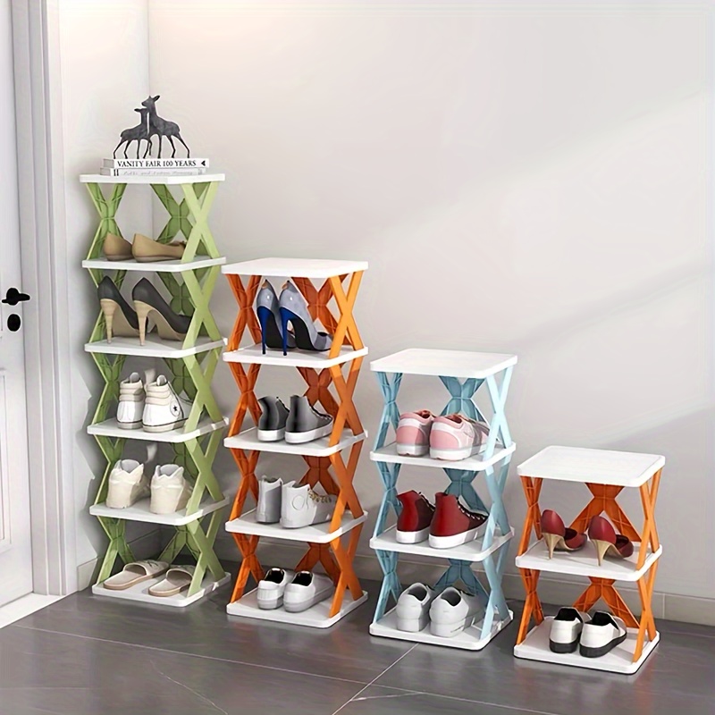 

Space-saving Multi-layer Shoe Rack - Easy Assembly, Foldable Design For Various Rooms Shoe Rack Organizer Small Shoe Rack