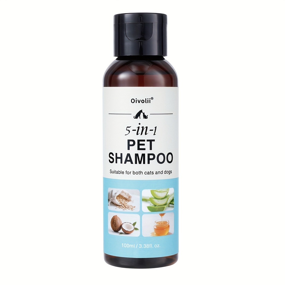 Image of Pet Shampoo, Deep Cleansing, Suitable For Cats And Dogs, Used On The Whole Body, Leaves Pet's Fur , Easier To Comb, And Maintains A Long-lasting, Fluffy, And Clean Look. Pet Bathing Tools.
