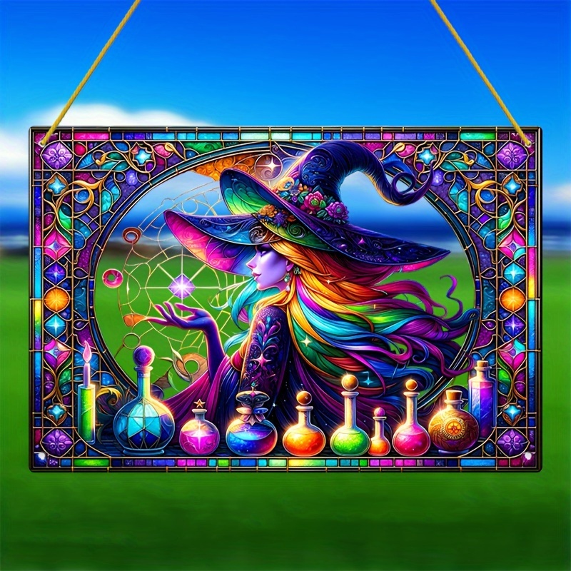 Glam Style Fantasy Witch Decor Hanging Ornament Acrylic Sun - Temu