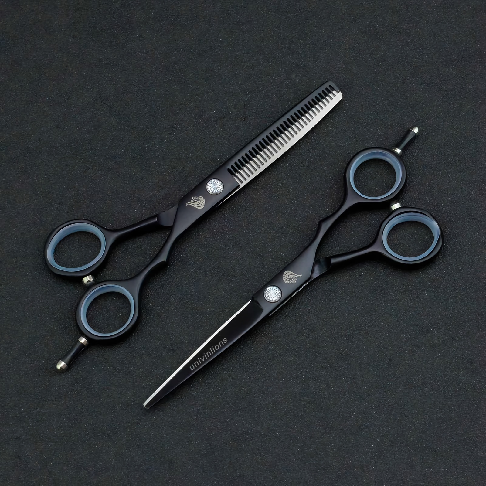 Image of 5.5" Barber Shears Japanese Hairdressing Scissors Hairdresser Razor Thinning Scissors Barber Shop Supplies