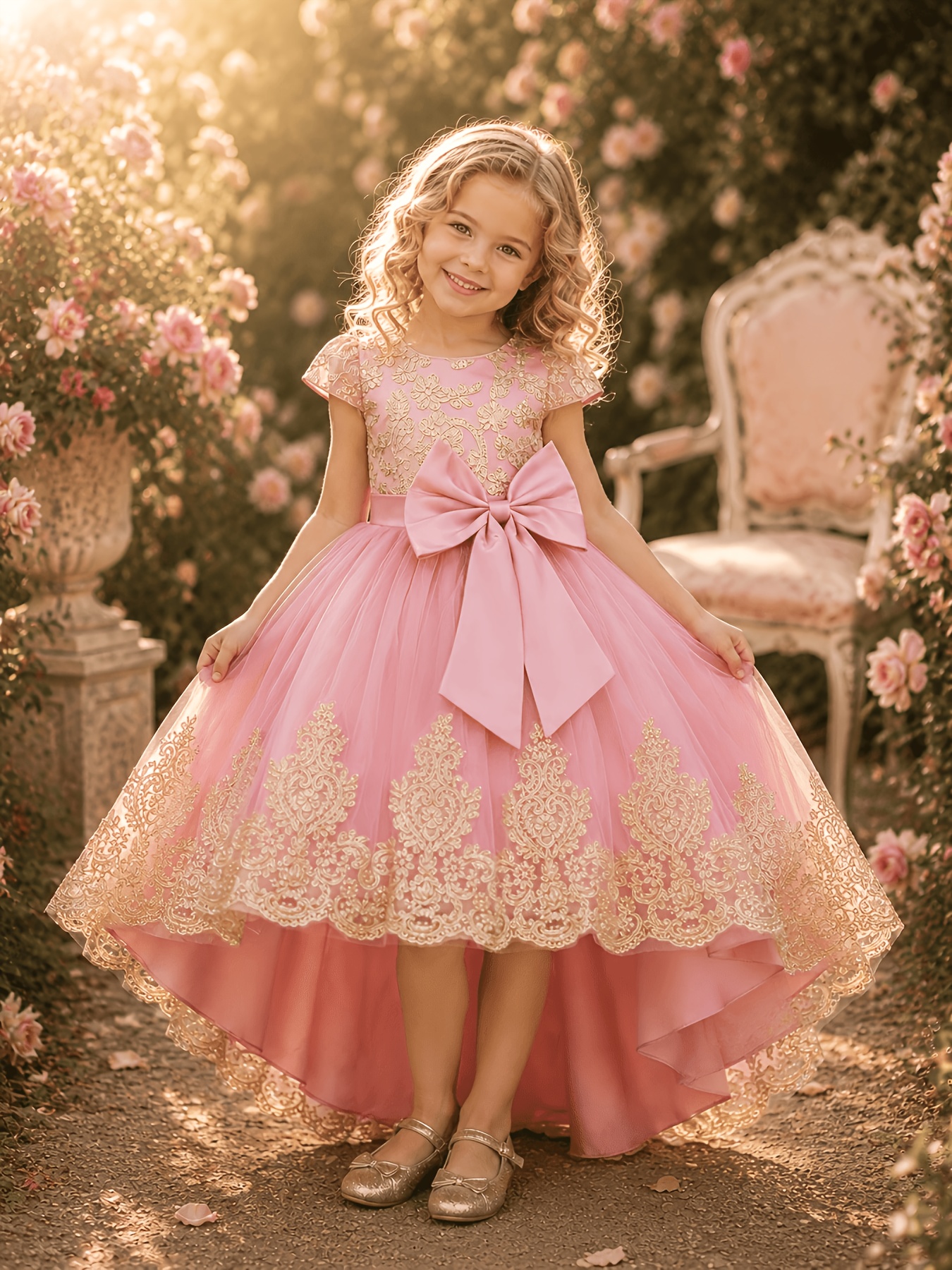 girls party dresses sold on Temu United States