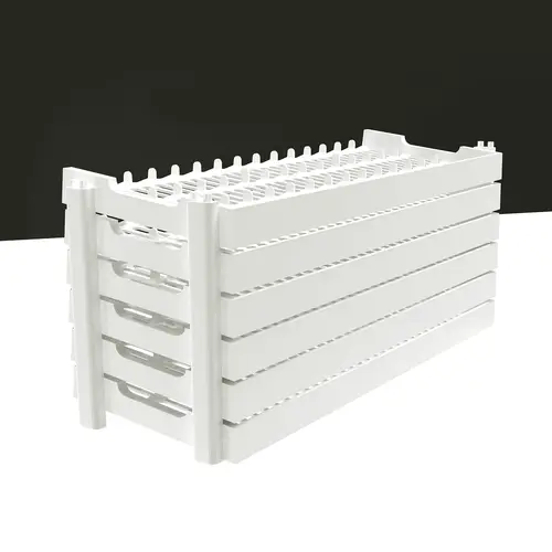 adjustable multi layer pen holder stackable desk organizer with 6 or 12 tiers holds 90 180 pens durable pc plastic for office supplies in white black and deep brown