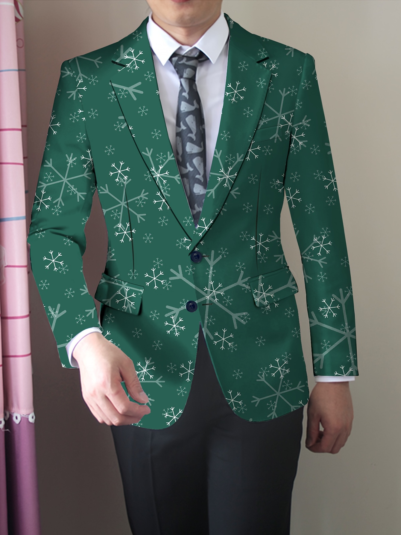 item picture mens suit   trendy youth casual single breasted   jacket