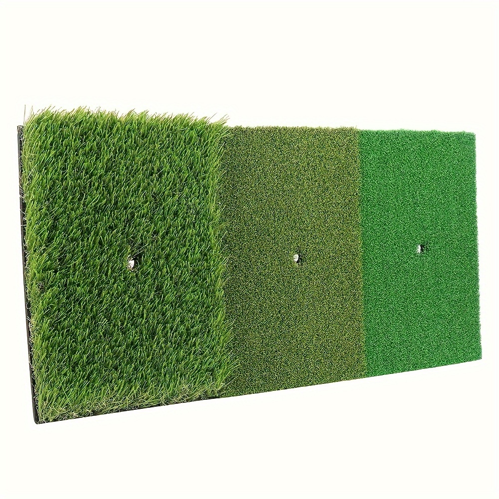 

Portable Mini Golf Hitting Mat 30x60cm, - For Indoor And Outdoor Practice, Green Pp Material - Ideal For , Factory Wholesale, Batting Pad