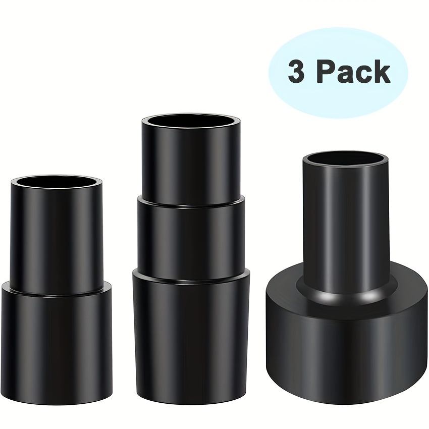 

3pcs, Universal Vacuum Hose Adapter Wet Dry Plastic Vacuum Converter Hose Adapter Kit 2-1/2" To 1-1/4", 1-1/4" To 1-3/8" To 1-1/2", 1-3/8" To 1-1/4" Reducer Attachments For Vacuum Cleaner