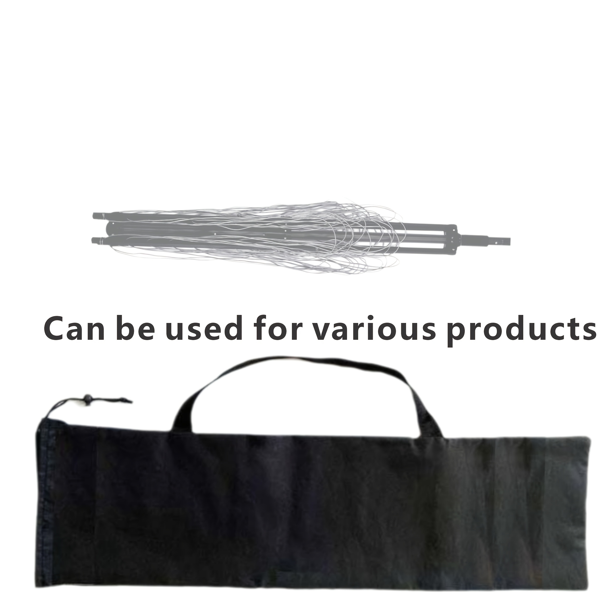 TEMU Rotary Clothes Dryer Storage Bag Equipped With A Portable Dustproof Cover For Protection. A Durable Protective Cover Suitable For Most Outdoor