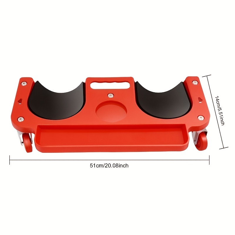 TEMU Abs Wheeled Rolling Platform - Comfortable - Built-in Tool Tray For Mechanics, Carpenters, Flooring And Auto Repair