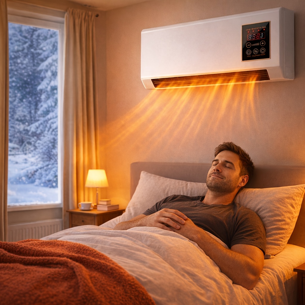 TEMU Portable Air Conditioner Heater, Multifunctional, Blows Warm Air And , Small Size, Does Not Space, Wall Mounted