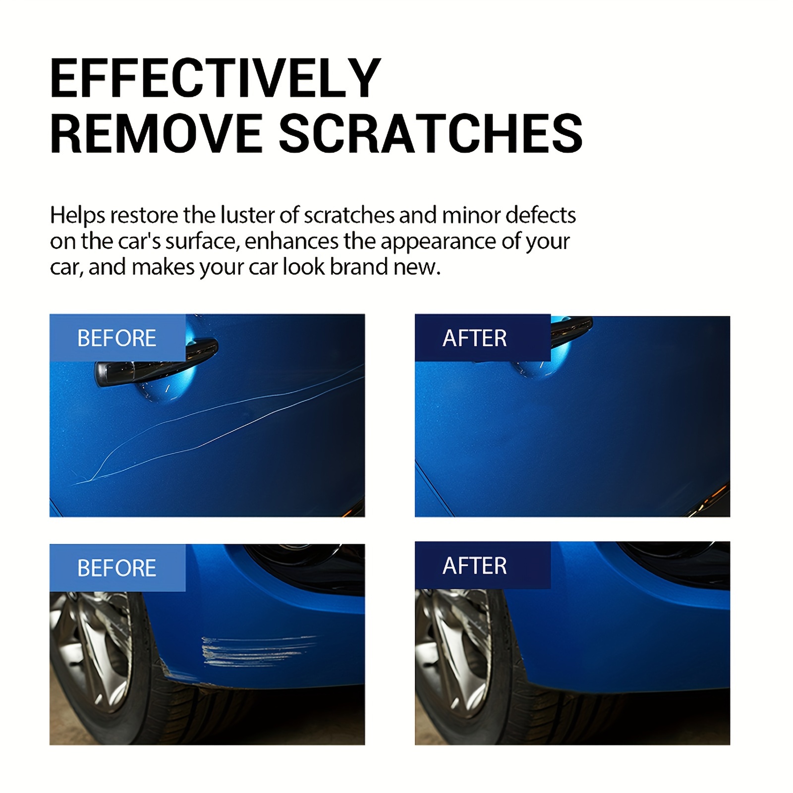 Homonth Car Scratch Repair And Renew Cleaner In One Liquid Car Care ...