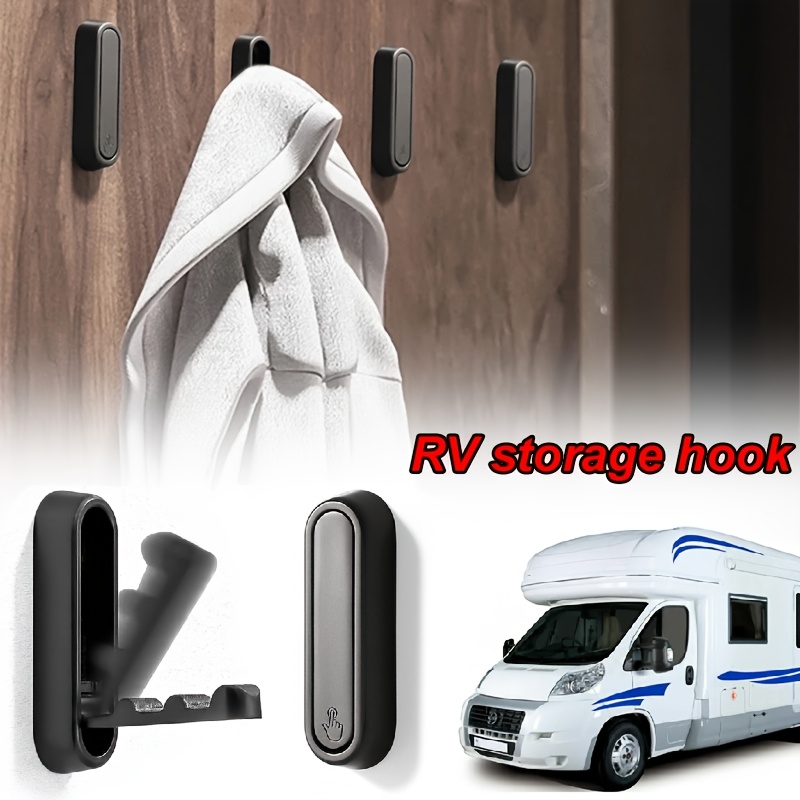 

Aluminum Alloy Folding Hook For Rvs - Hanging Clothes, Towels & More In Bathrooms And